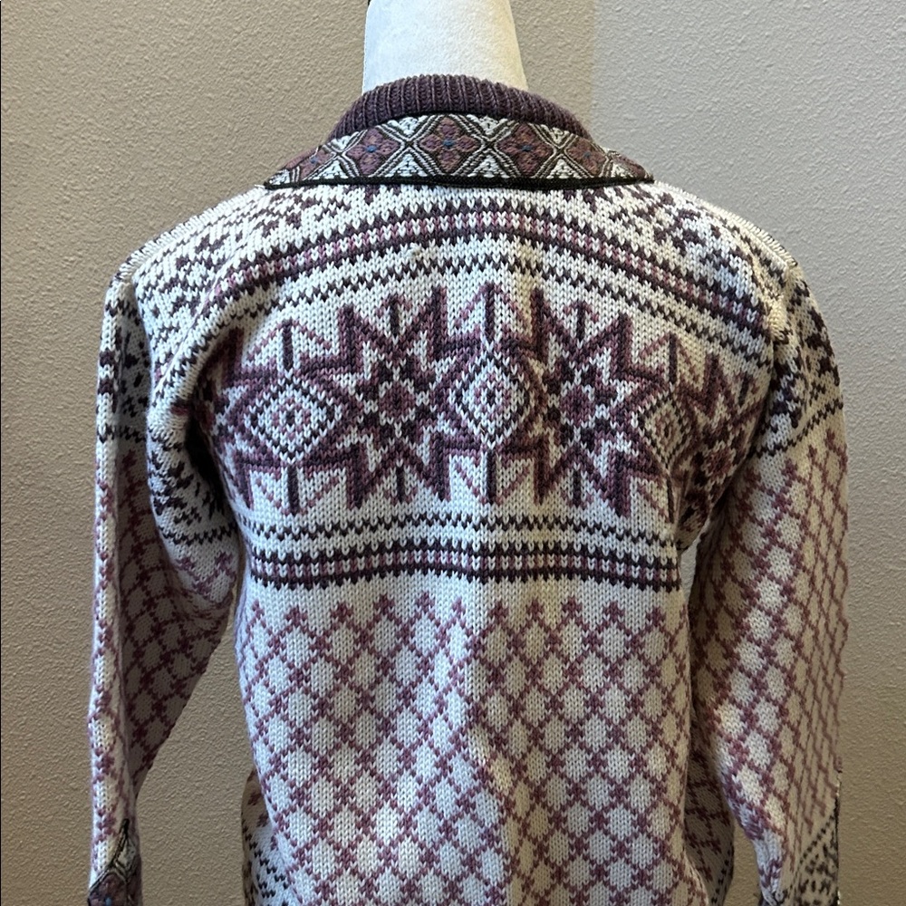 Vintage Dale of Norway Wool Cardigan Sweater size M - Picture 7 of 9